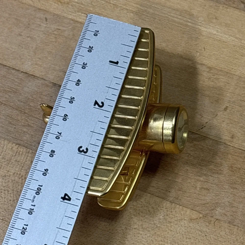 Vintage Timex Quartz Brass Biplane Desk Clock Airplane Figurine Japan Parts